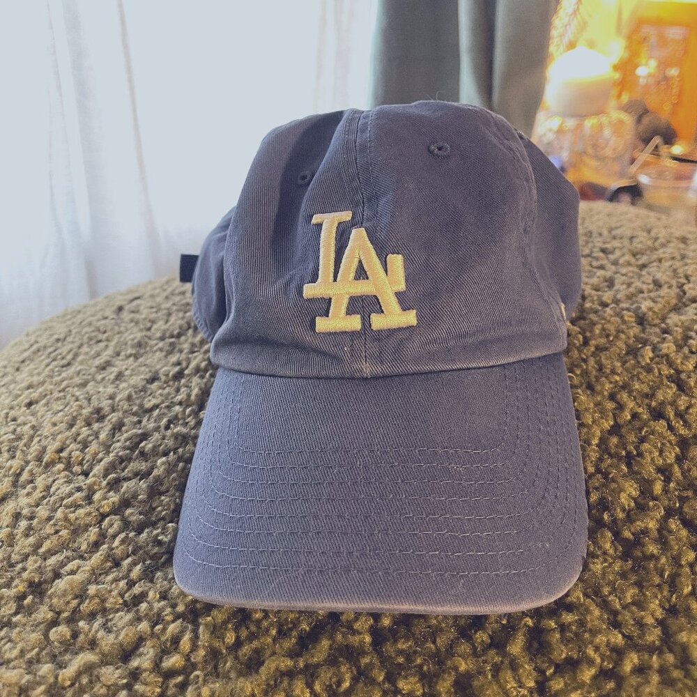 Perfectly worn in DODGERS baseball cap